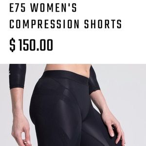 Enerskin short compression tights. Size S+